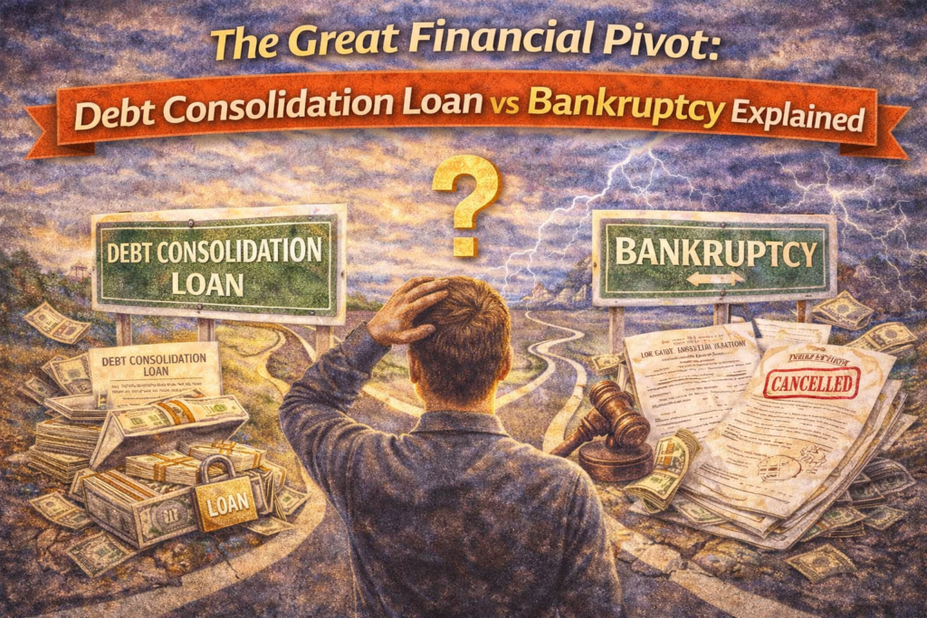 Debt Consolidation Loan vs Bankruptcy