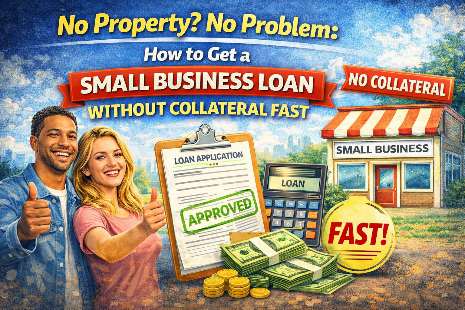 No Property? No Problem: How to Get a Small Business Loan Without Collateral Fast