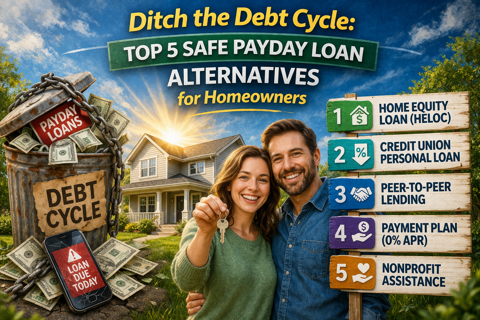 Ditch the Debt Cycle: Top 5 Safe Payday Loan Alternatives for Homeowners
