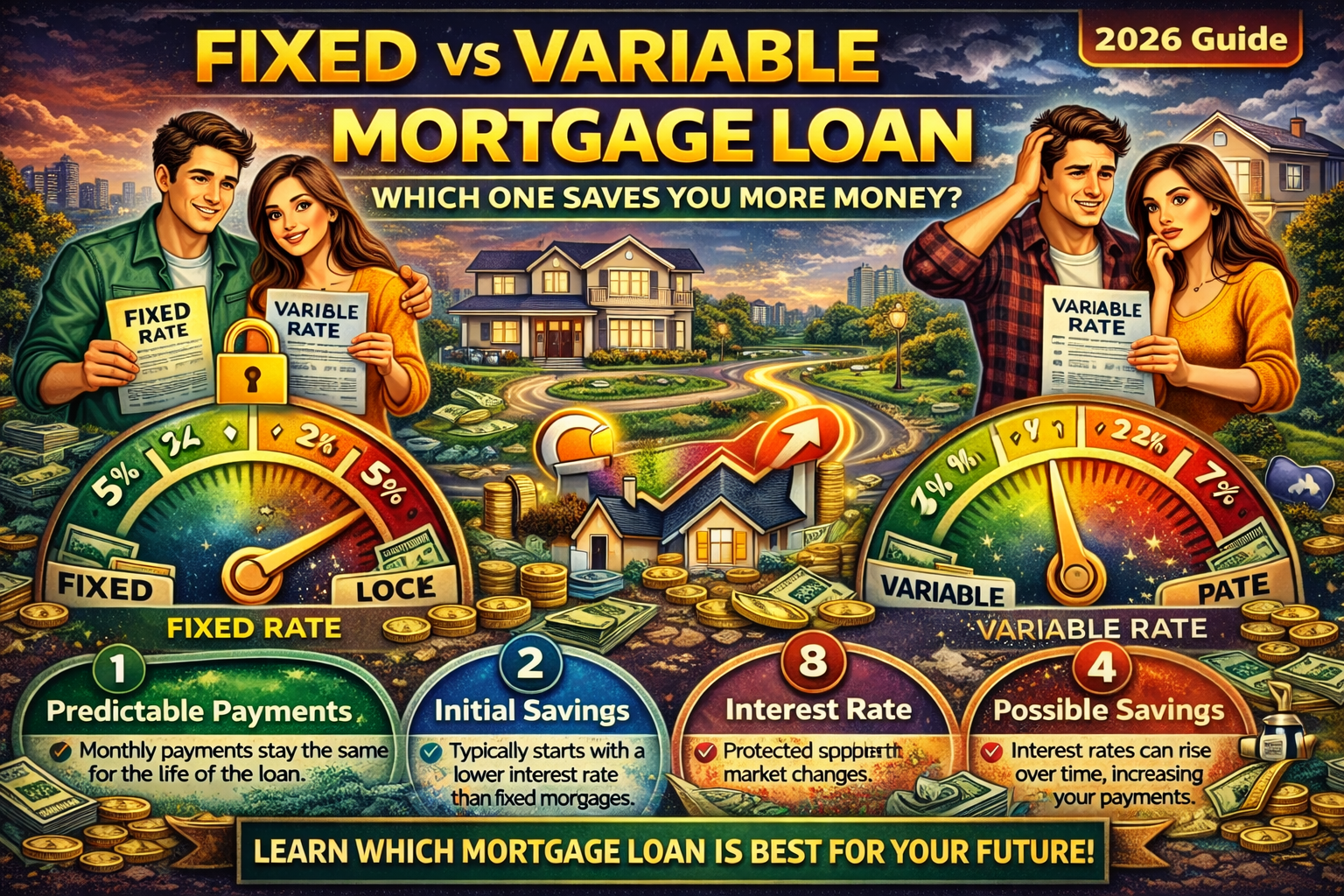 Fixed vs Variable Mortgage Loan: Which One Saves You More Money?